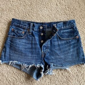 Levi’s 501 High Rise, Denim Shorts
